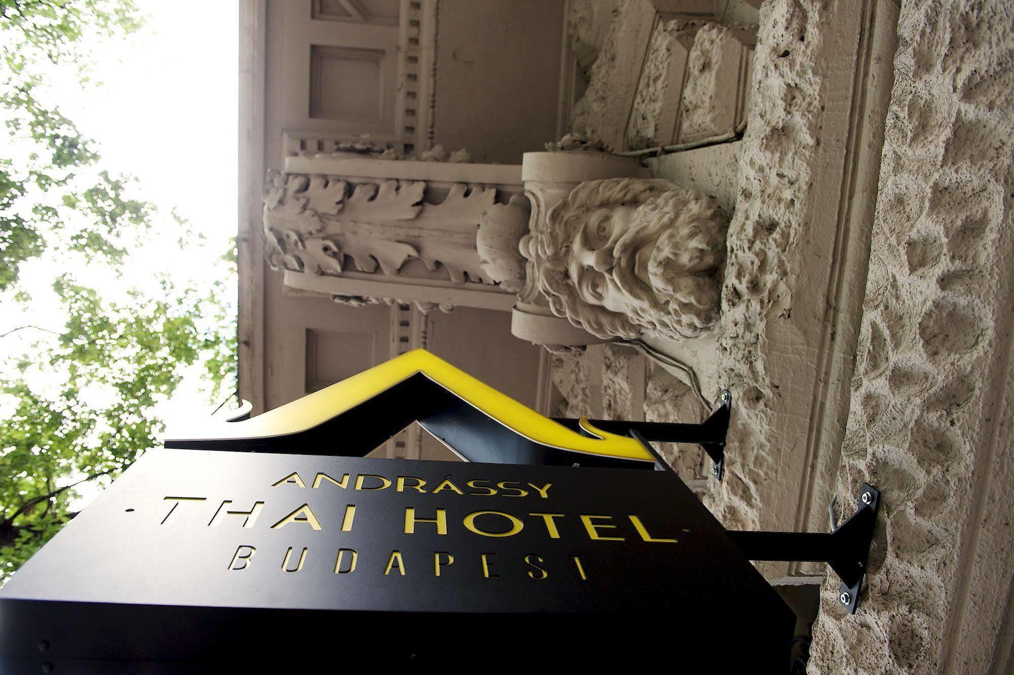 Andrássy Thai Hotel Budapest Kültér fotó